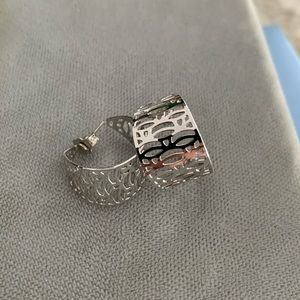 Silver earrings